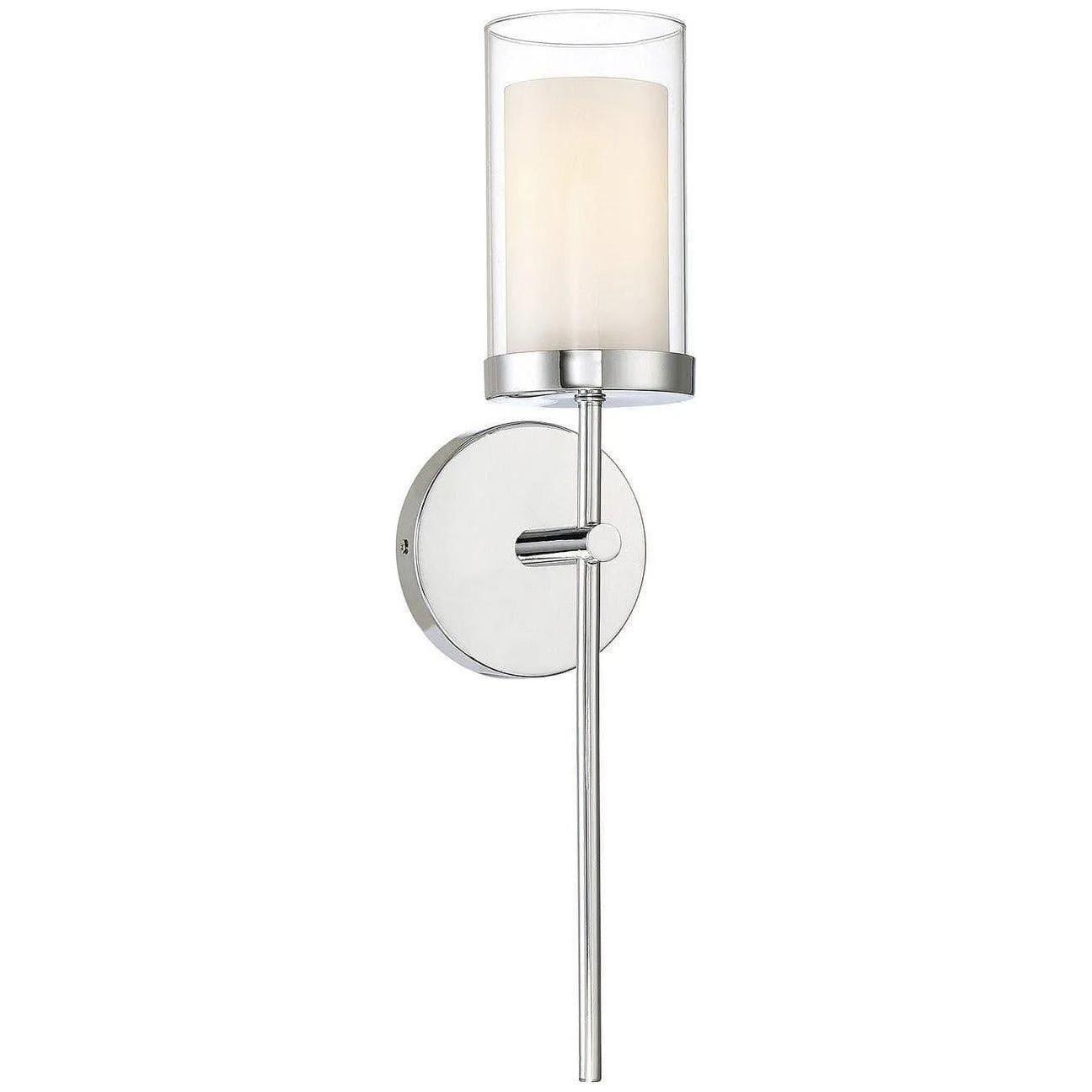 Meridian Lite Trends - Meridian One Light Wall Sconce - M90016CH - Canada Light Shop