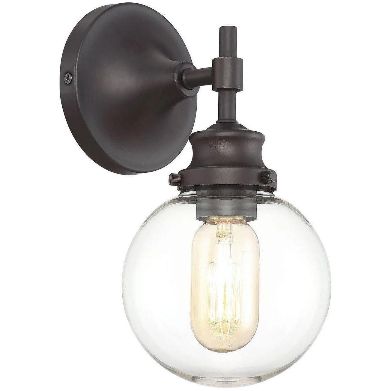 Meridian Lite Trends - Meridian One Light Wall Sconce - M90024ORB - Canada Light Shop