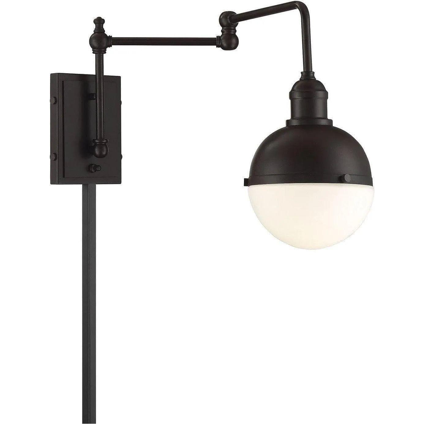 Meridian Lite Trends - Meridian One Light Wall Sconce - M90052ORB - Canada Light Shop