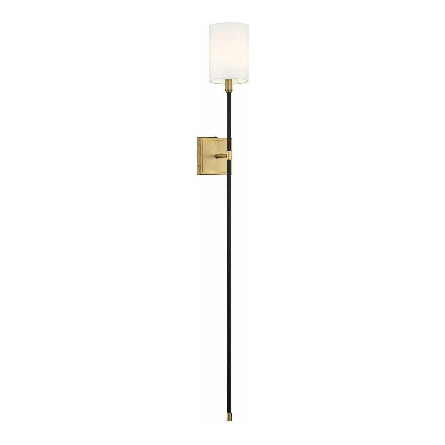Meridian Lite Trends - Meridian One Light Wall Sconce - M90069BNB - Canada Light Shop
