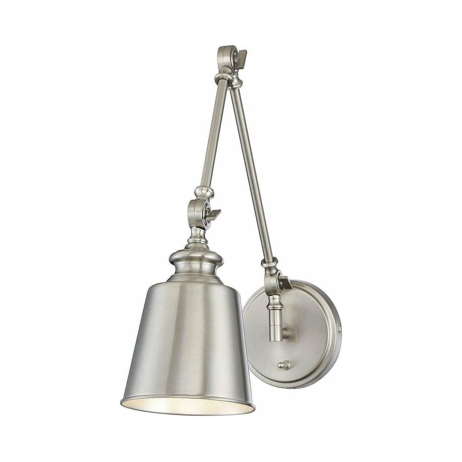 Meridian Lite Trends - Meridian One Light Wall Sconce (Set of 2) - M90089BN - Canada Light Shop