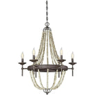 Meridian Lite Trends - Meridian Six Light Chandelier - M10039FS - Canada Light Shop