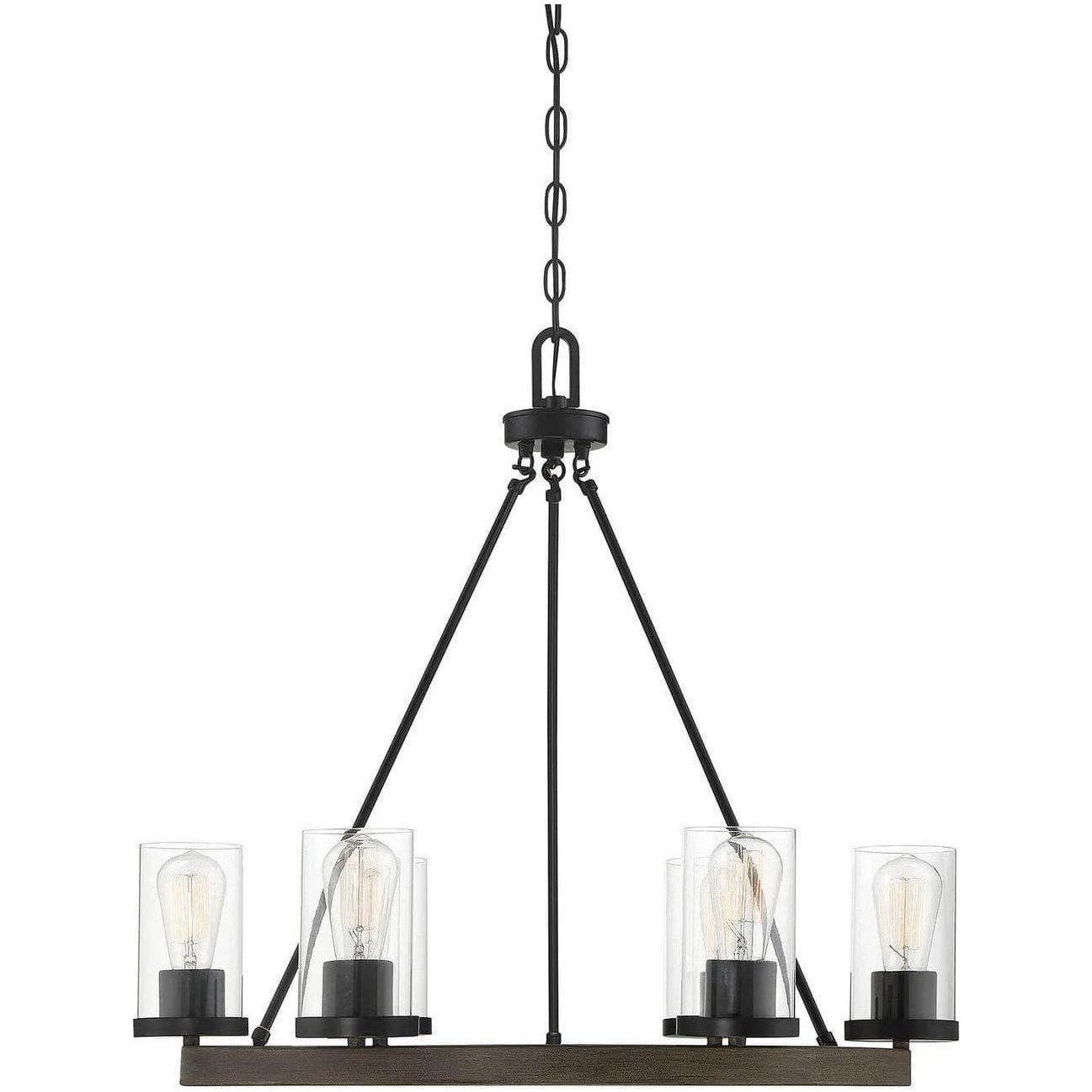 Meridian Lite Trends - Meridian Six Light Chandelier - M10070DG - Canada Light Shop
