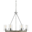 Meridian Lite Trends - Meridian Six Light Chandelier - M10070GWCH - Canada Light Shop
