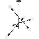 Meridian Lite Trends - Meridian Six Light Chandelier - M10084MBK - Canada Light Shop