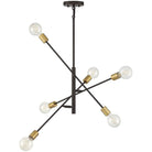 Meridian Lite Trends - Meridian Six Light Chandelier - M10084ORBNB - Canada Light Shop