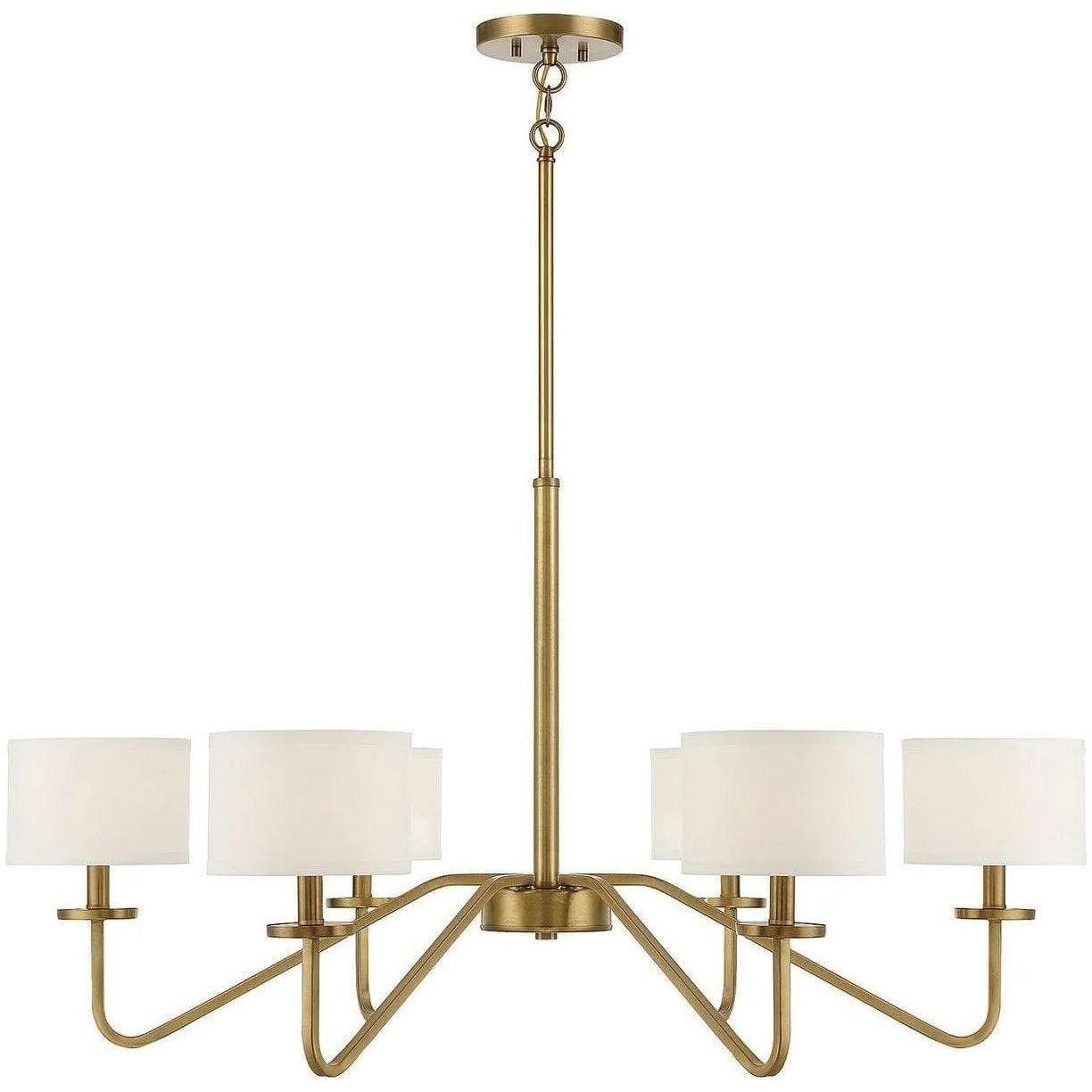 Meridian Lite Trends - Meridian Six Light Chandelier - M10092NB - Canada Light Shop