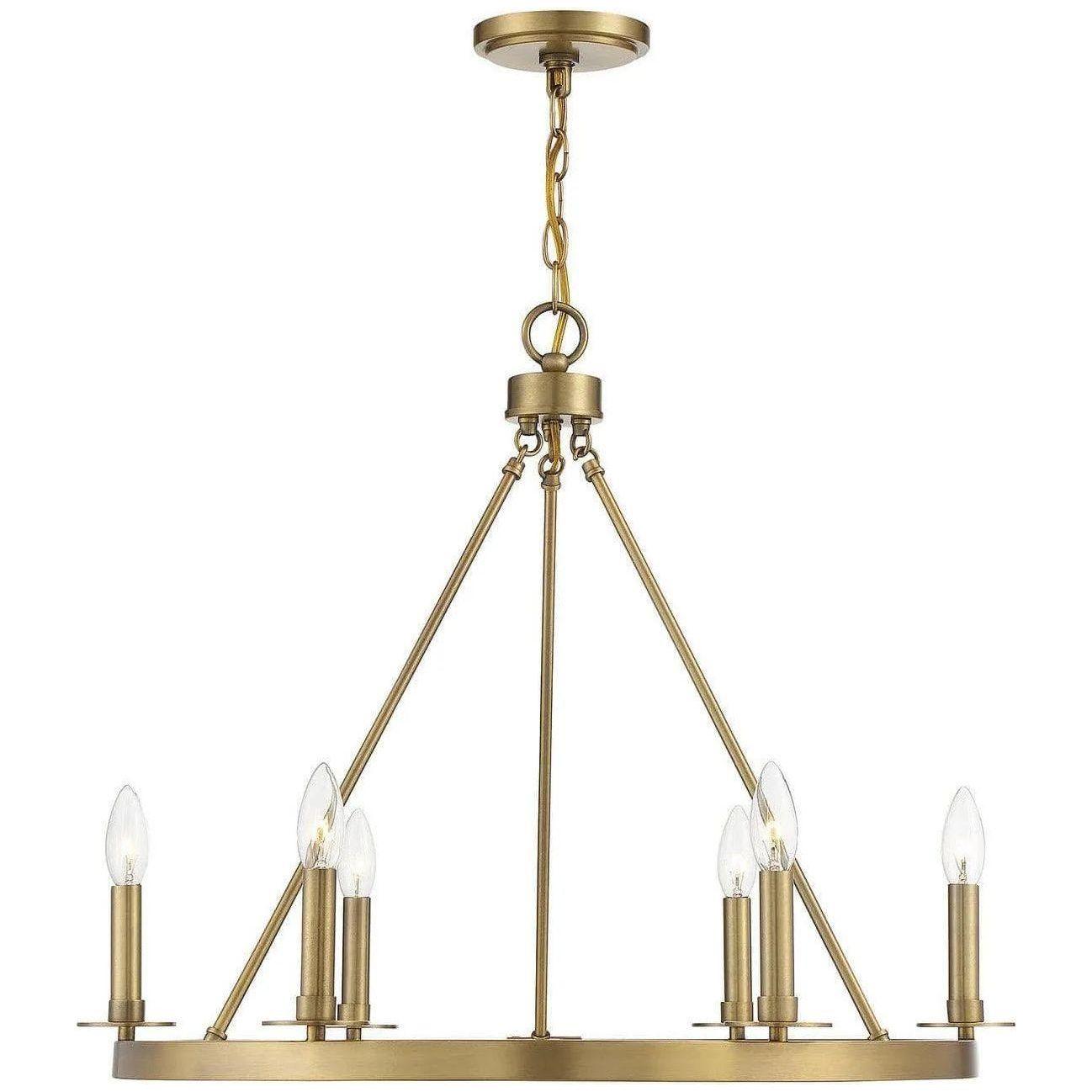 Meridian Lite Trends - Meridian Six Light Chandelier - M10093NB - Canada Light Shop