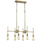 Meridian Lite Trends - Meridian Six Light Linear Chandelier - M10015-322 - Canada Light Shop
