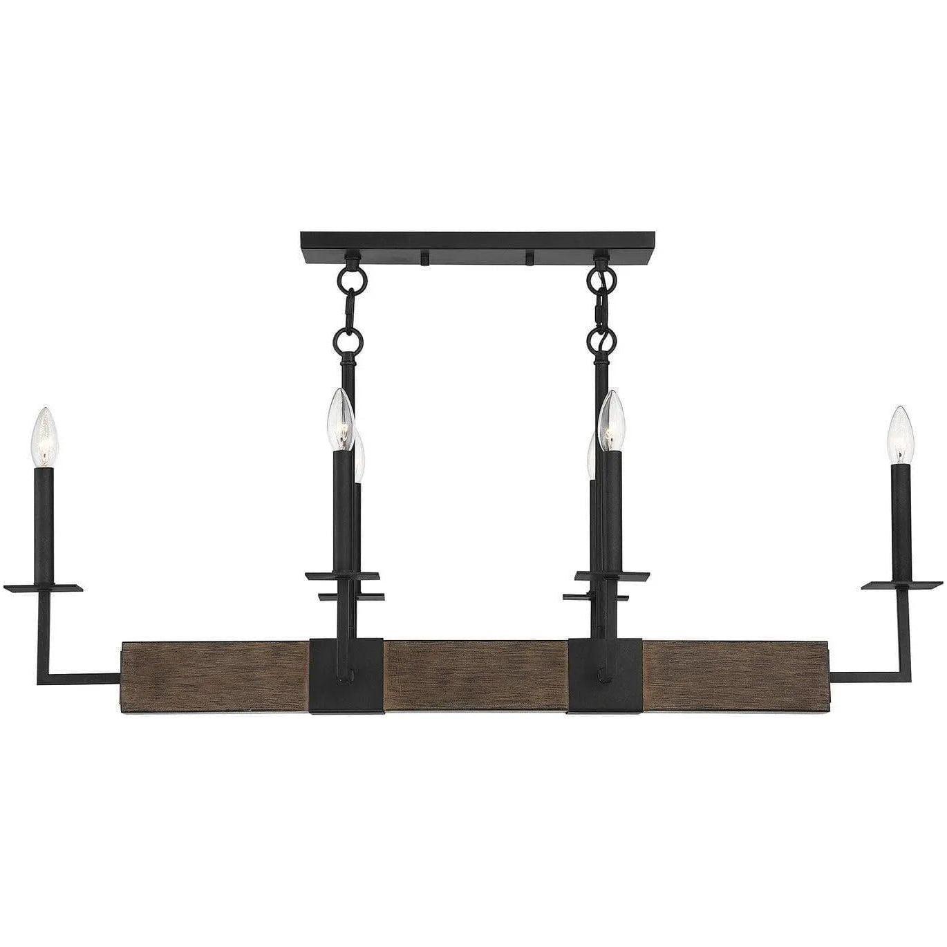 Meridian Lite Trends - Meridian Six Light Linear Chandelier - M10088DG - Canada Light Shop