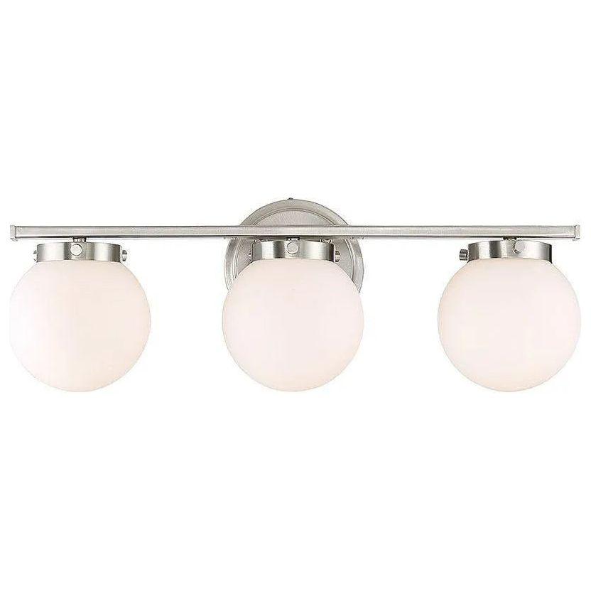 Meridian Lite Trends - Meridian Three Light Bath Bar - M80023BN - Canada Light Shop