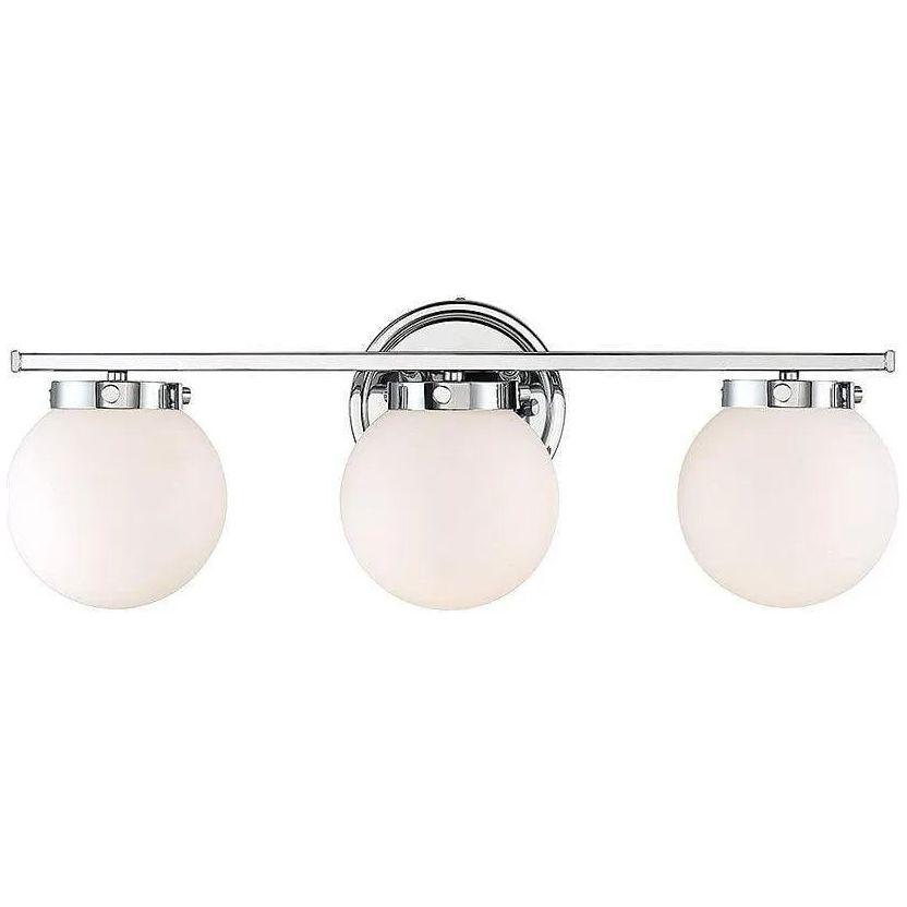 Meridian Lite Trends - Meridian Three Light Bath Bar - M80023CH - Canada Light Shop