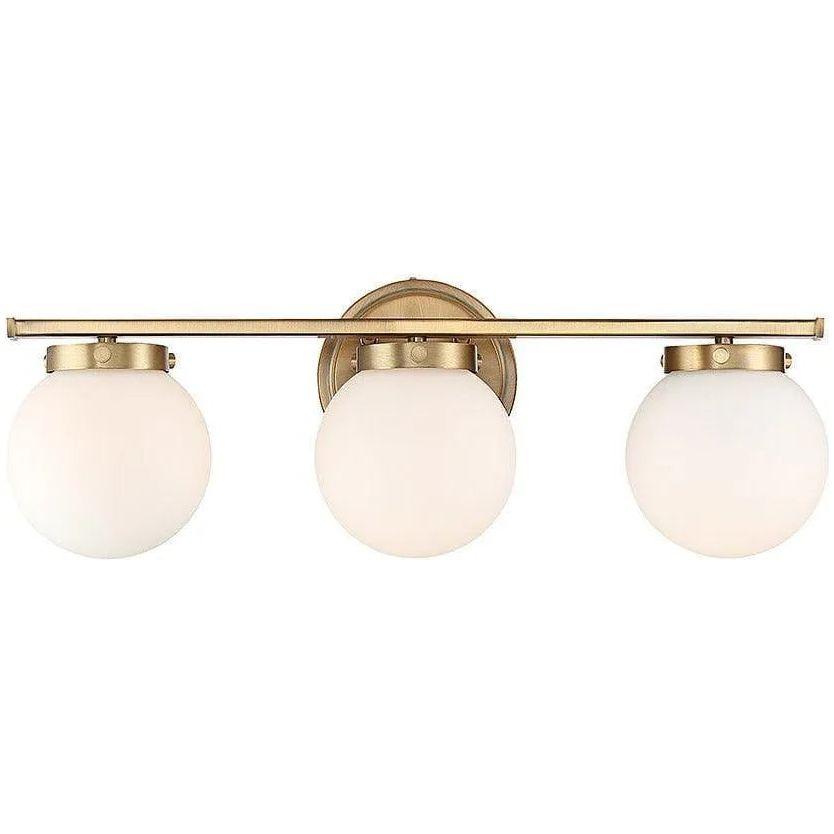 Meridian Lite Trends - Meridian Three Light Bath Bar - M80023NB - Canada Light Shop