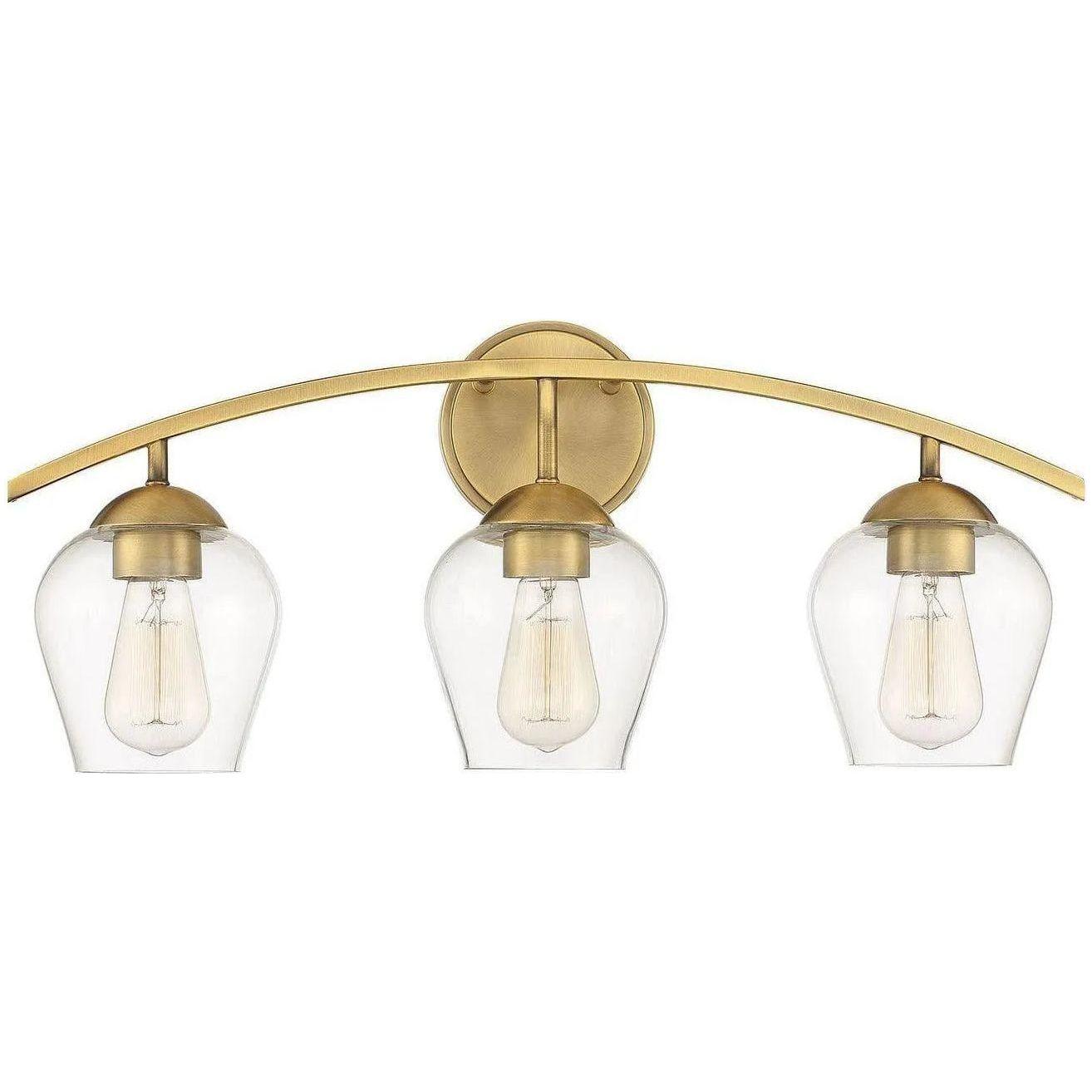 Meridian Lite Trends - Meridian Three Light Bath Bar - M80032NB - Canada Light Shop