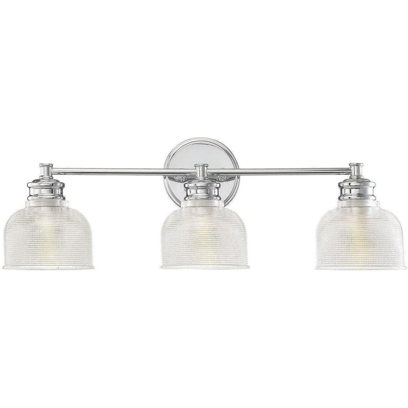 Meridian Lite Trends - Meridian Three Light Bath Bar - M80035CH - Canada Light Shop