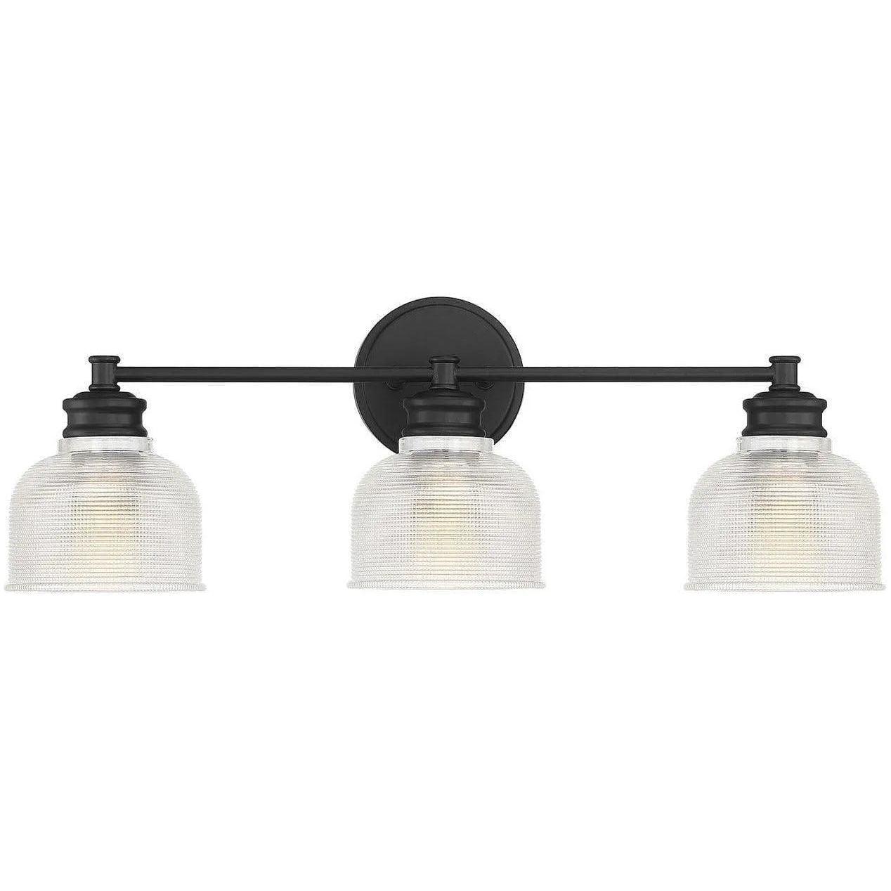 Meridian Lite Trends - Meridian Three Light Bath Bar - M80035MBK - Canada Light Shop