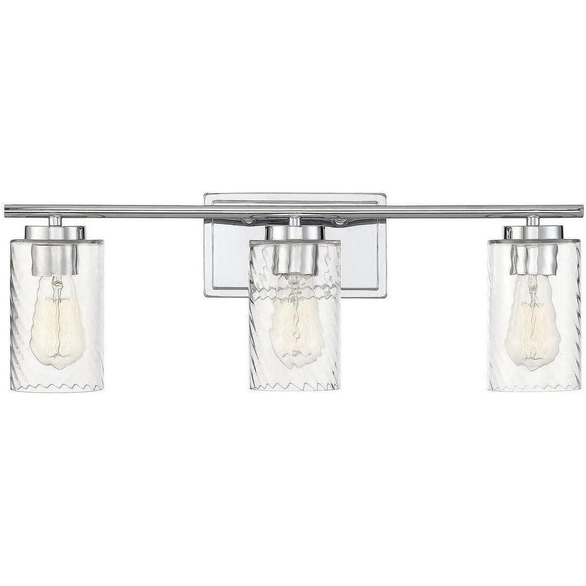 Meridian Lite Trends - Meridian Three Light Bath Bar - M80038CH - Canada Light Shop