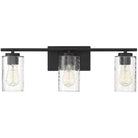 Meridian Lite Trends - Meridian Three Light Bath Bar - M80038MBK - Canada Light Shop
