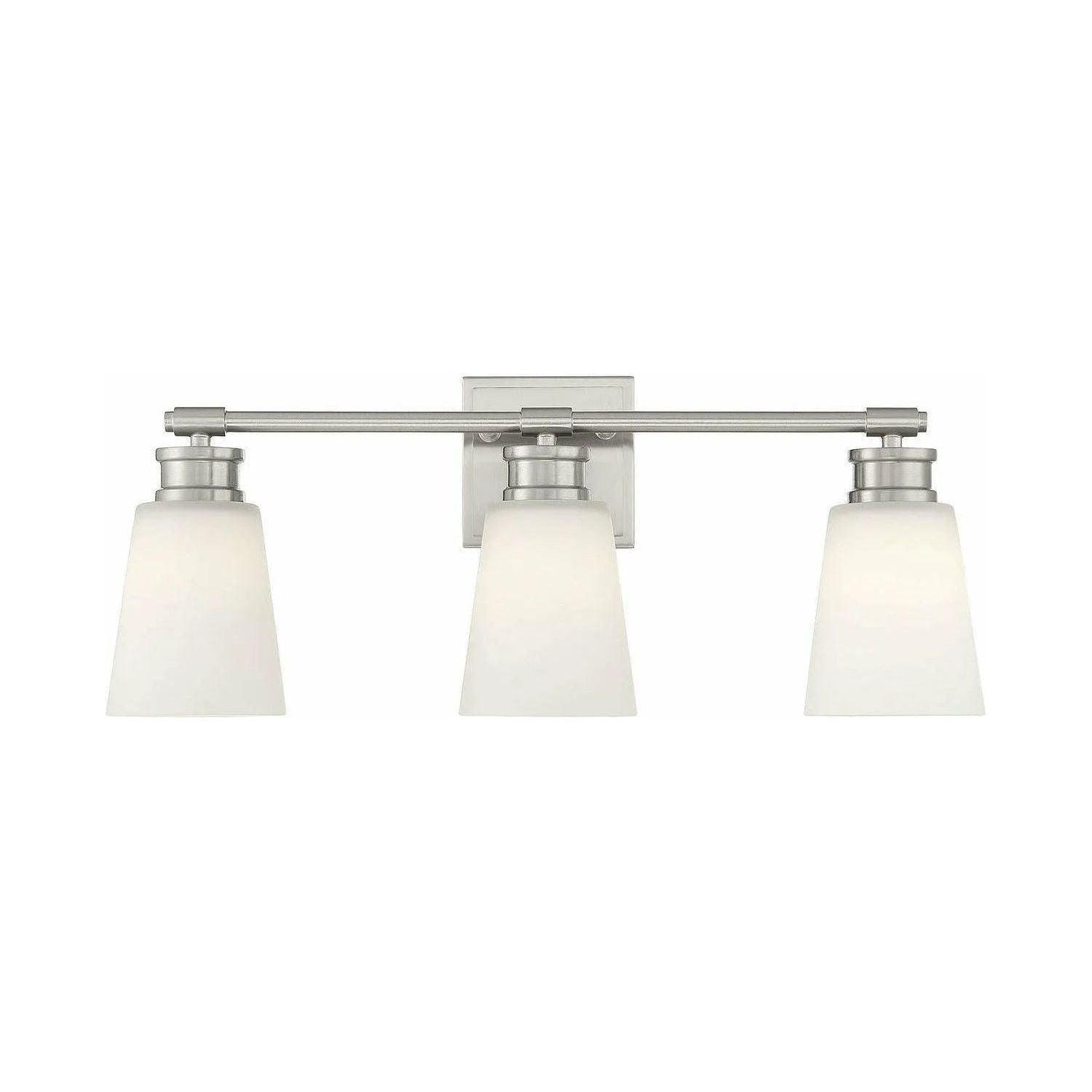 Meridian Lite Trends - Meridian Three Light Bathroom Vanity Light - M80055BN - Canada Light Shop
