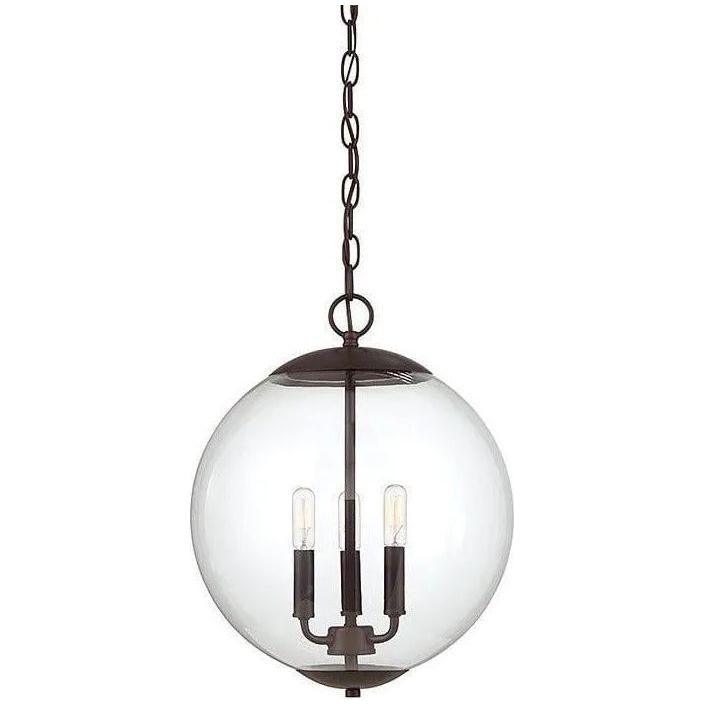Meridian Lite Trends - Meridian Three Light Pendant - M70060ORB - Canada Light Shop