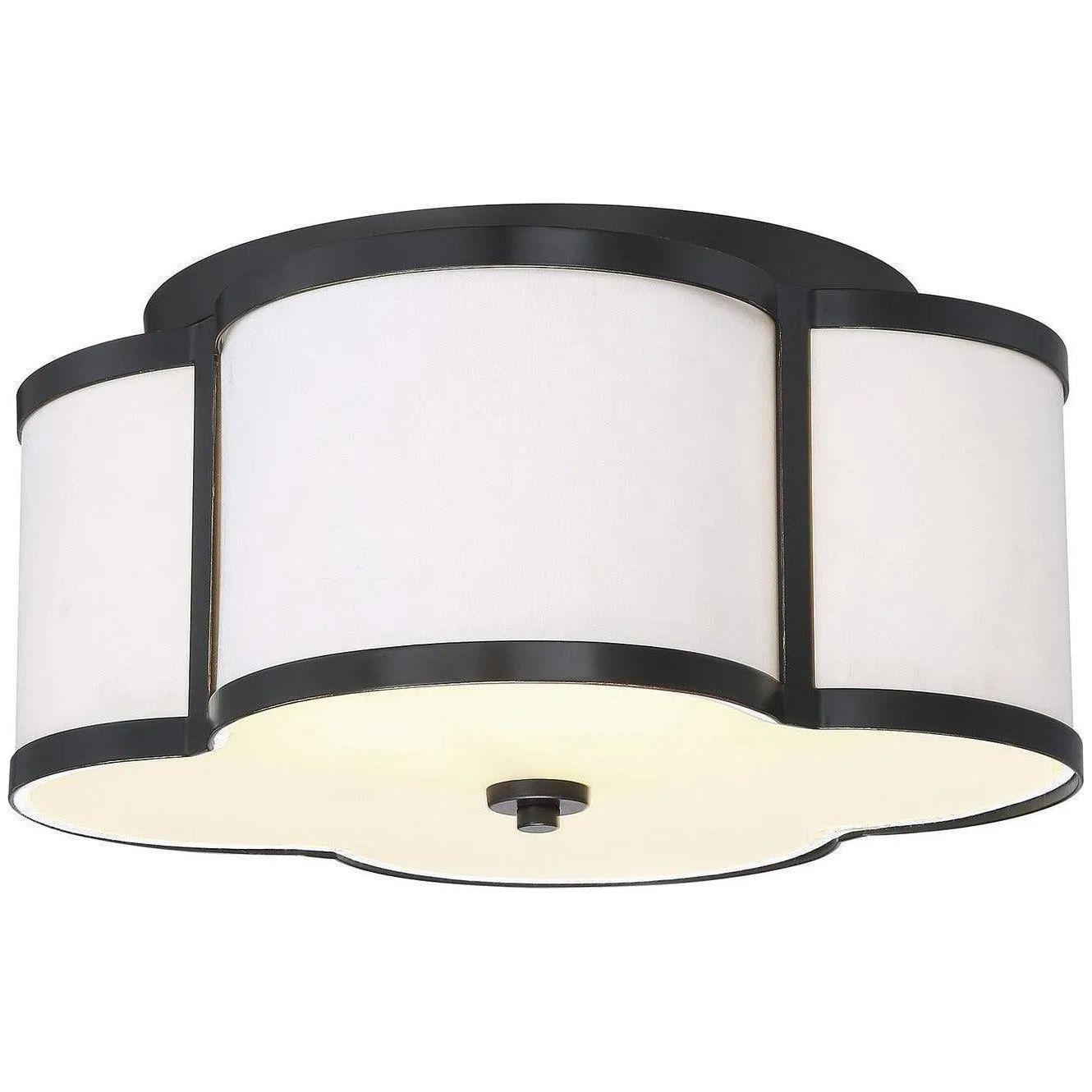 Meridian Lite Trends - Meridian Three Light Semi Flush Mount - M60020CBZ - Canada Light Shop