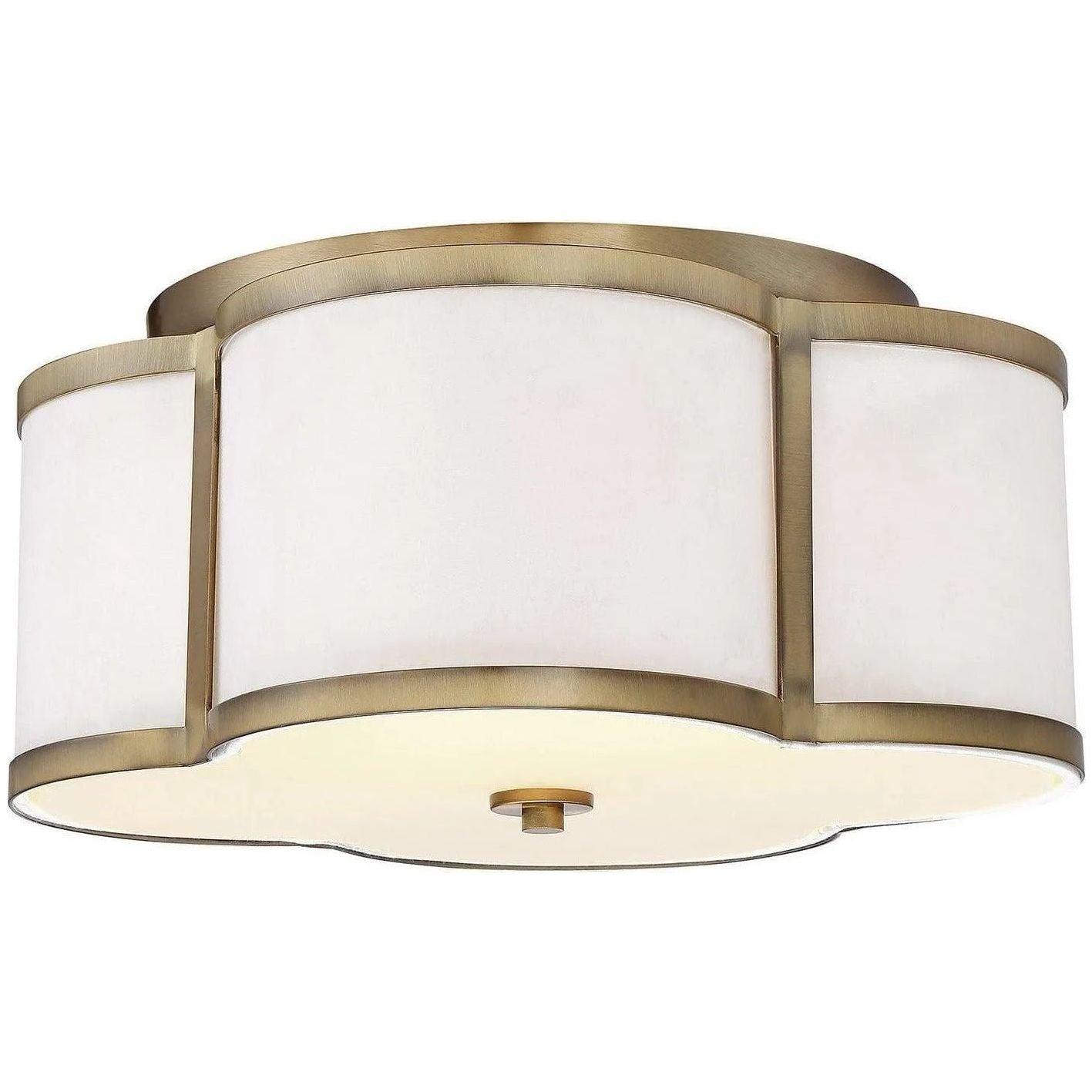 Meridian Lite Trends - Meridian Three Light Semi Flush Mount - M60020NB - Canada Light Shop