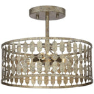 Meridian Lite Trends - Meridian Three Light Semi Flush Mount - M60038OG - Canada Light Shop