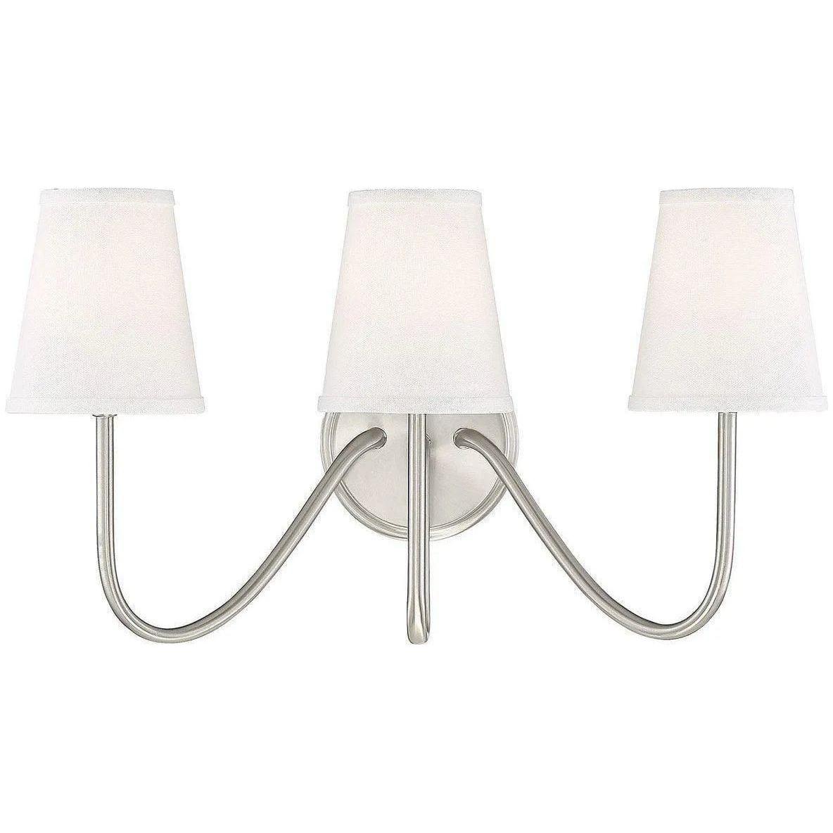 Meridian Lite Trends - Meridian Three Light Wall Sconce - M90056BN - Canada Light Shop