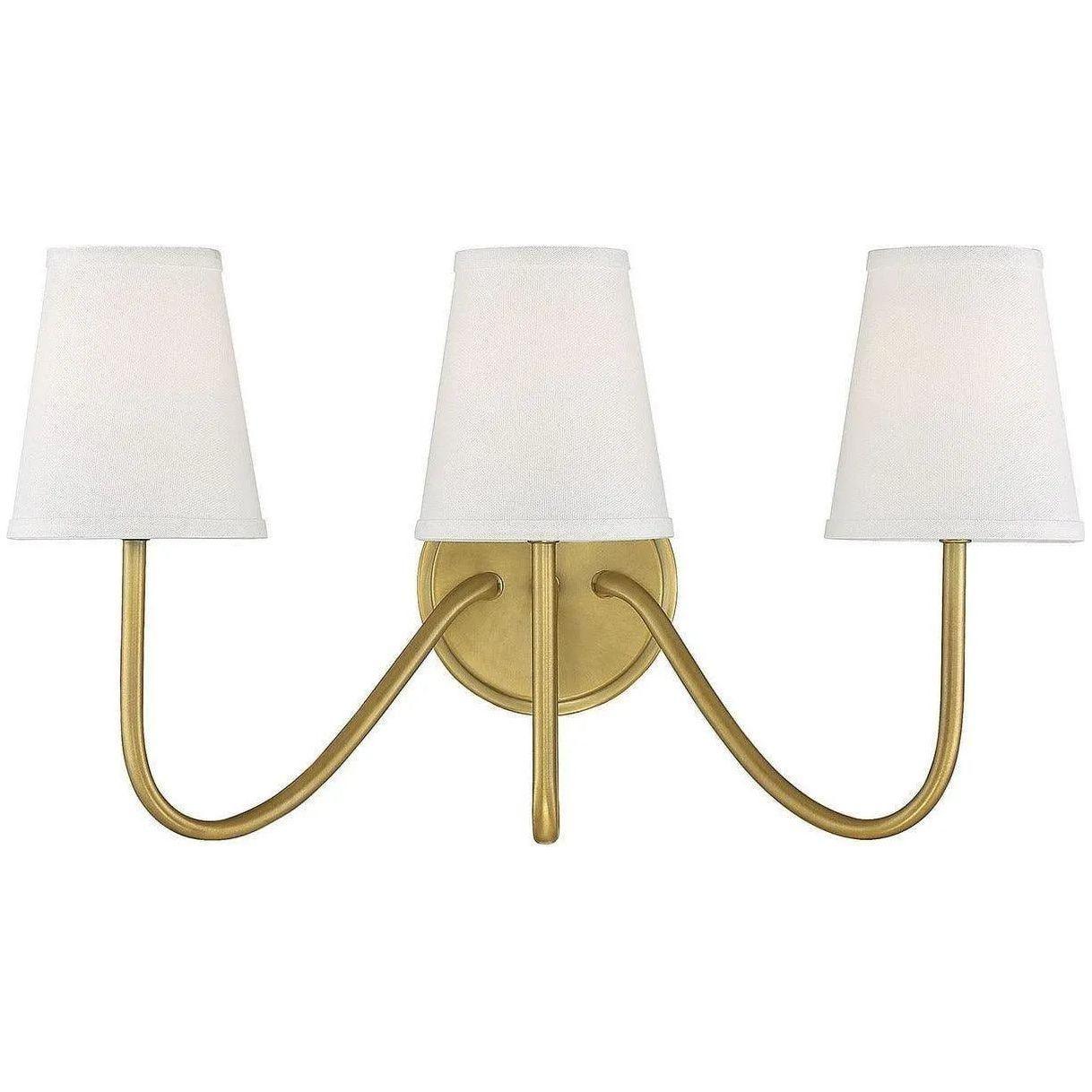 Meridian Lite Trends - Meridian Three Light Wall Sconce - M90056NB - Canada Light Shop