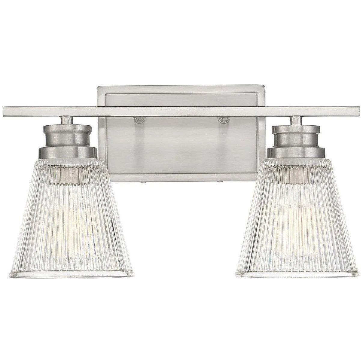 Meridian Lite Trends - Meridian Two Light Bath Bar - M80040BN - Canada Light Shop