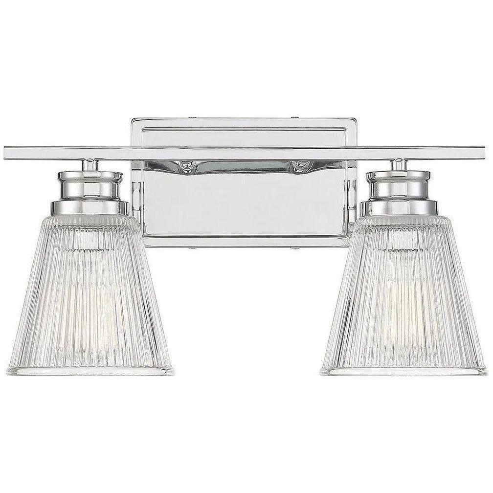 Meridian Lite Trends - Meridian Two Light Bath Bar - M80040CH - Canada Light Shop