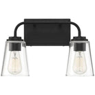 Meridian Lite Trends - Meridian Two Light Bath Bar - M80043MBK - Canada Light Shop