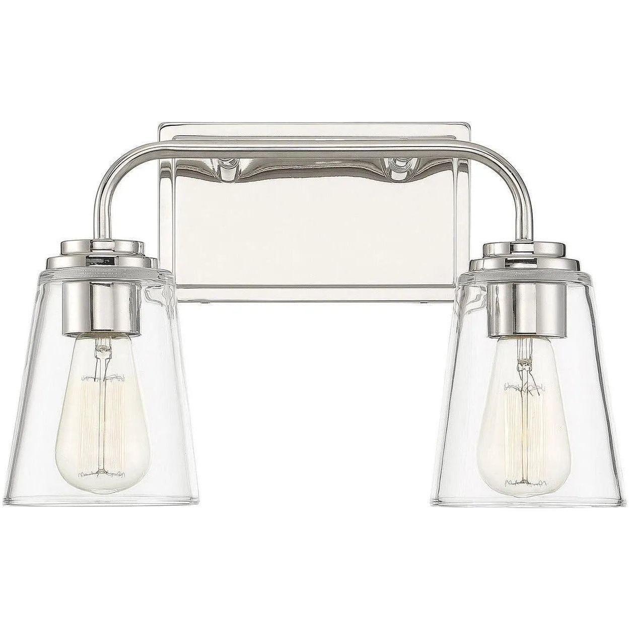 Meridian Lite Trends - Meridian Two Light Bath Bar - M80043PN - Canada Light Shop
