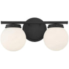 Meridian Lite Trends - Meridian Two Light Bath Bar - M80047MBK - Canada Light Shop