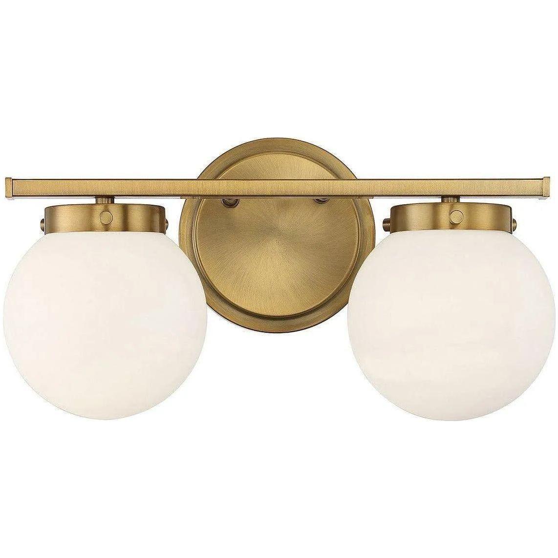 Meridian Lite Trends - Meridian Two Light Bath Bar - M80047NB - Canada Light Shop