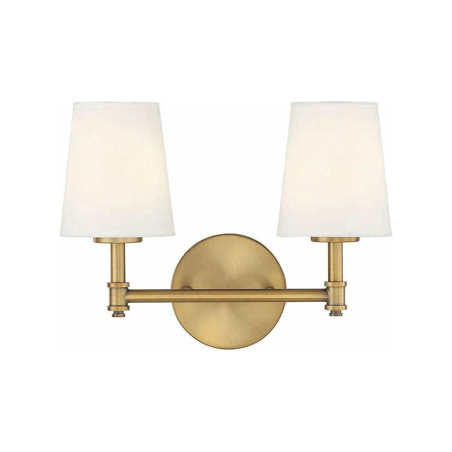 Meridian Lite Trends - Meridian Two Light Bathroom Vanity Light - M80050NB - Canada Light Shop