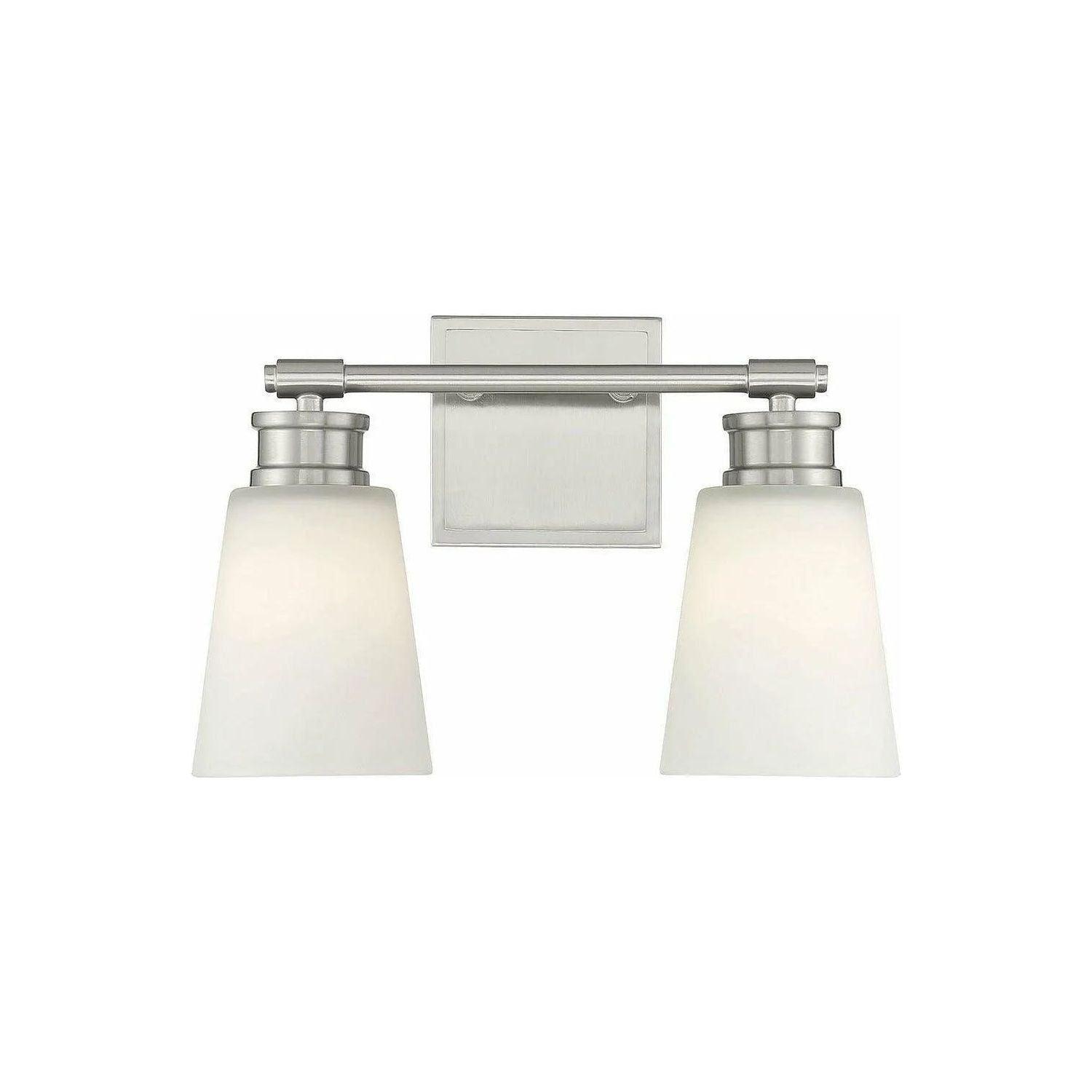 Meridian Lite Trends - Meridian Two Light Bathroom Vanity Light - M80054BN - Canada Light Shop