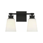 Meridian Lite Trends - Meridian Two Light Bathroom Vanity Light - M80054MBK - Canada Light Shop