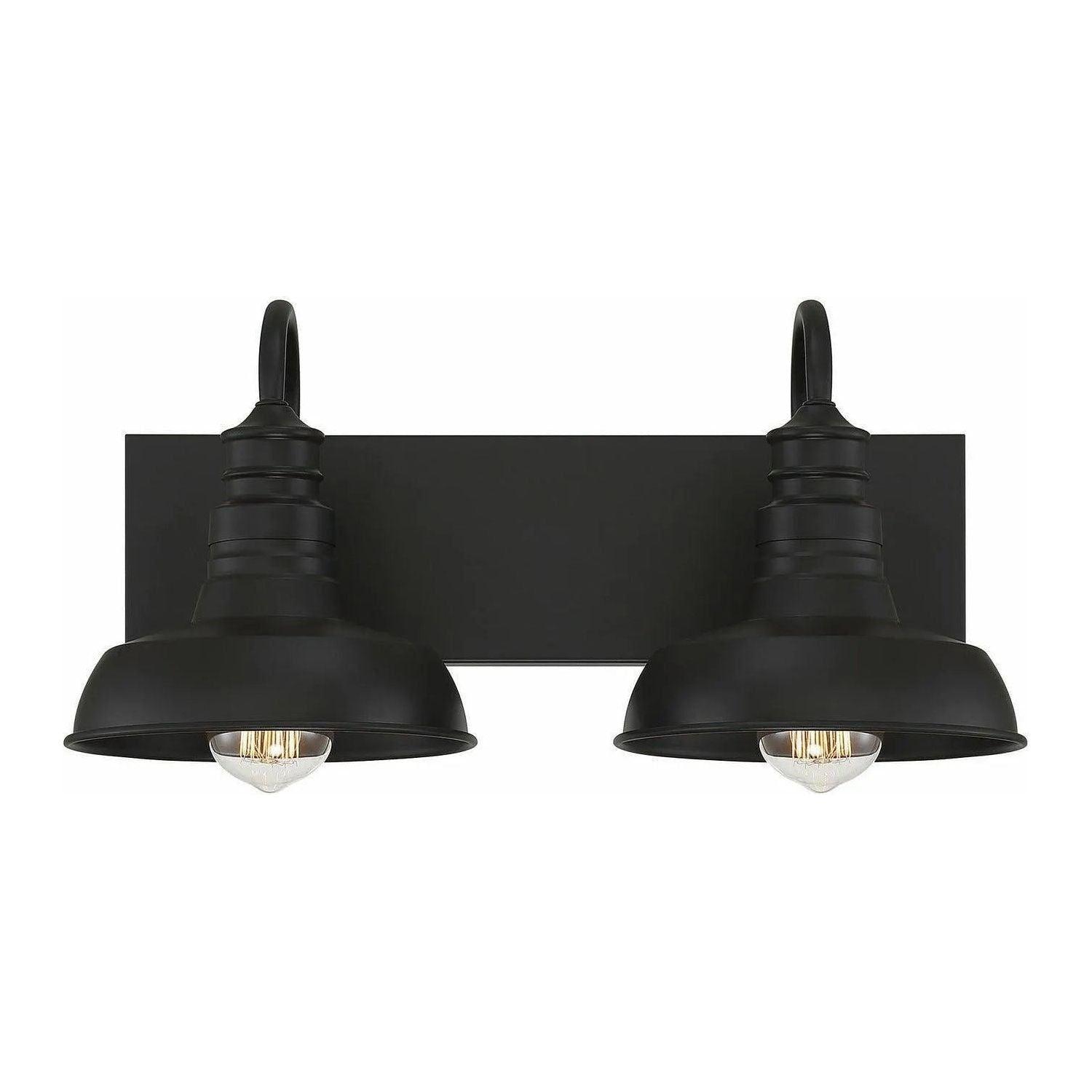 Meridian Lite Trends - Meridian Two Light Bathroom Vanity Light - M80060ORB - Canada Light Shop