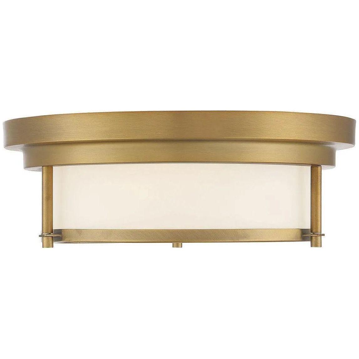 Meridian Lite Trends - Meridian Two Light Flush Mount - M60062NB - Canada Light Shop