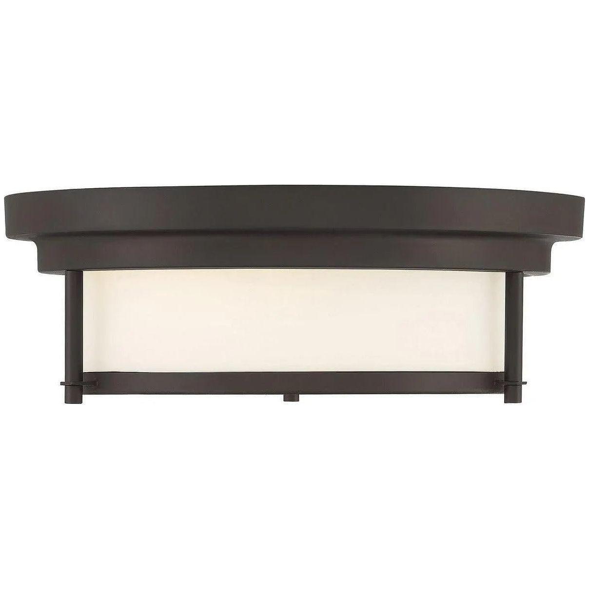 Meridian Lite Trends - Meridian Two Light Flush Mount - M60062ORB - Canada Light Shop