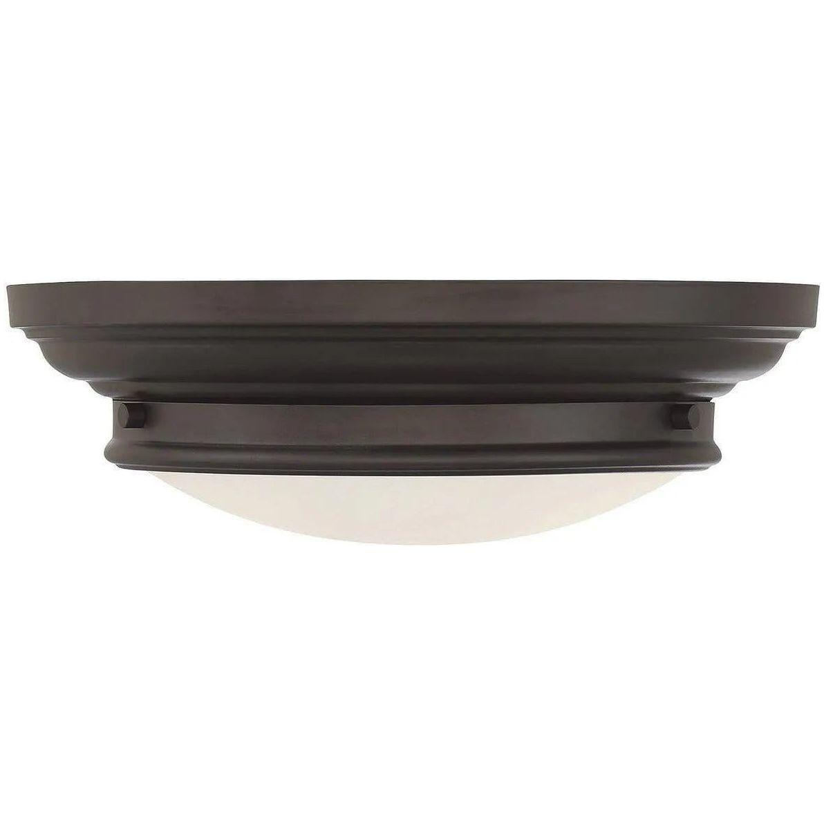 Meridian Lite Trends - Meridian Two Light Flush Mount - M60063ORB - Canada Light Shop
