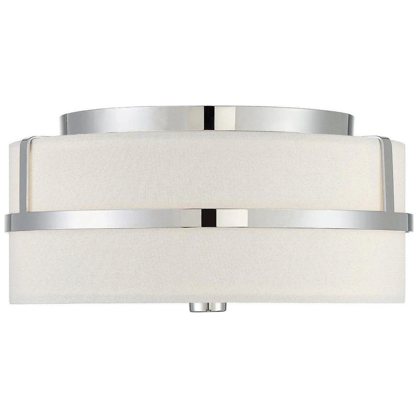 Meridian Lite Trends - Meridian Two Light Flush Mount - M60065PN - Canada Light Shop