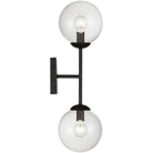 Meridian Lite Trends - Meridian Two Light Wall Sconce - M90001-BK - Canada Light Shop
