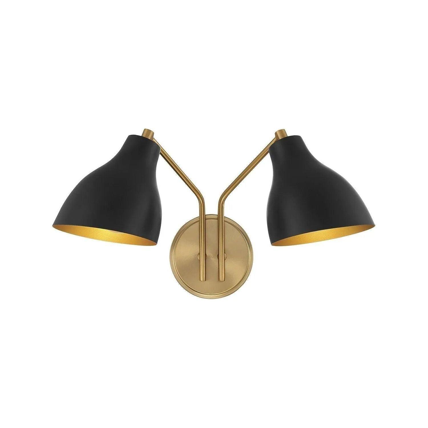 Meridian Lite Trends - Meridian Wall Sconce - M90075MBKNB - Canada Light Shop