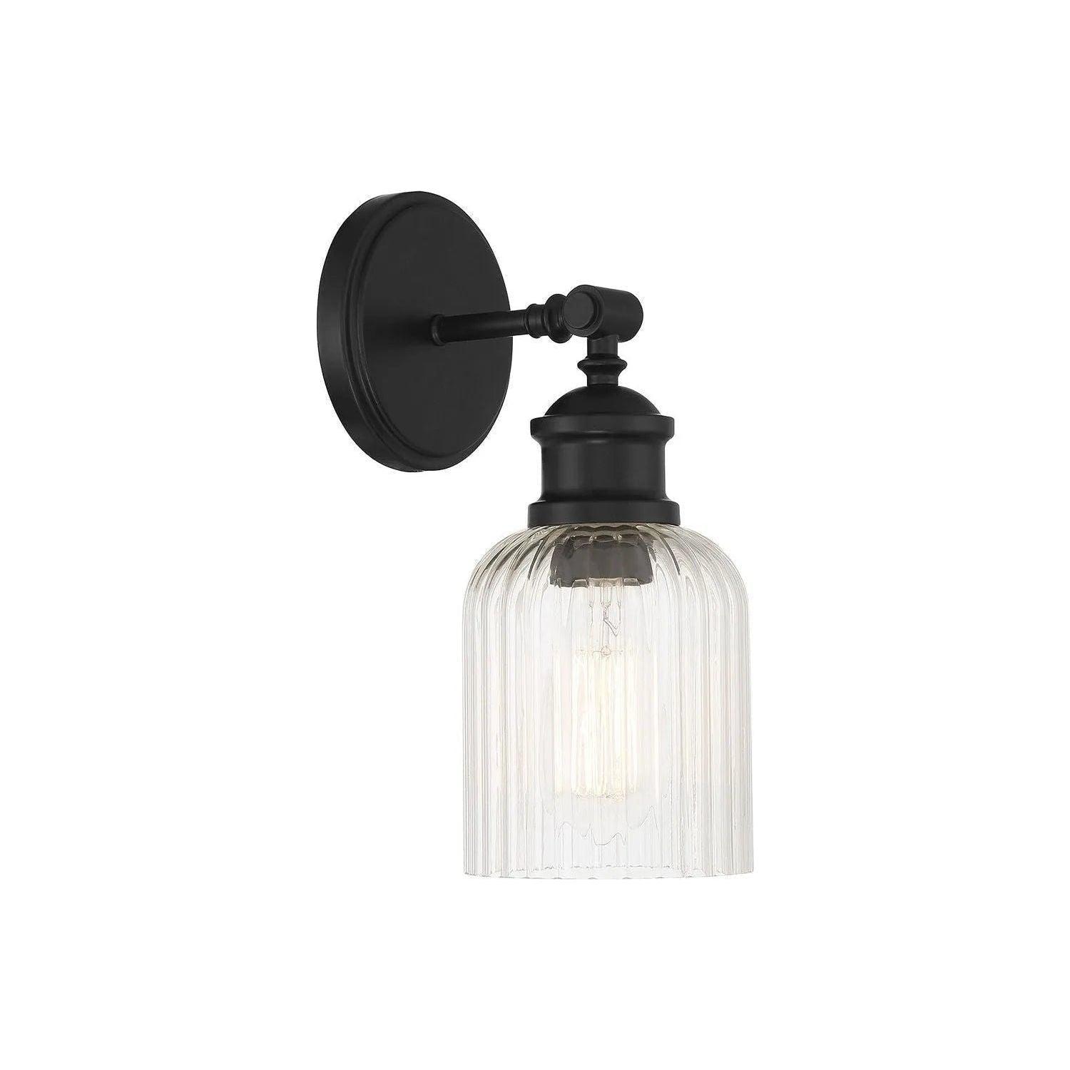Meridian Lite Trends - Meridian Wall Sconce - M90083MBK - Canada Light Shop
