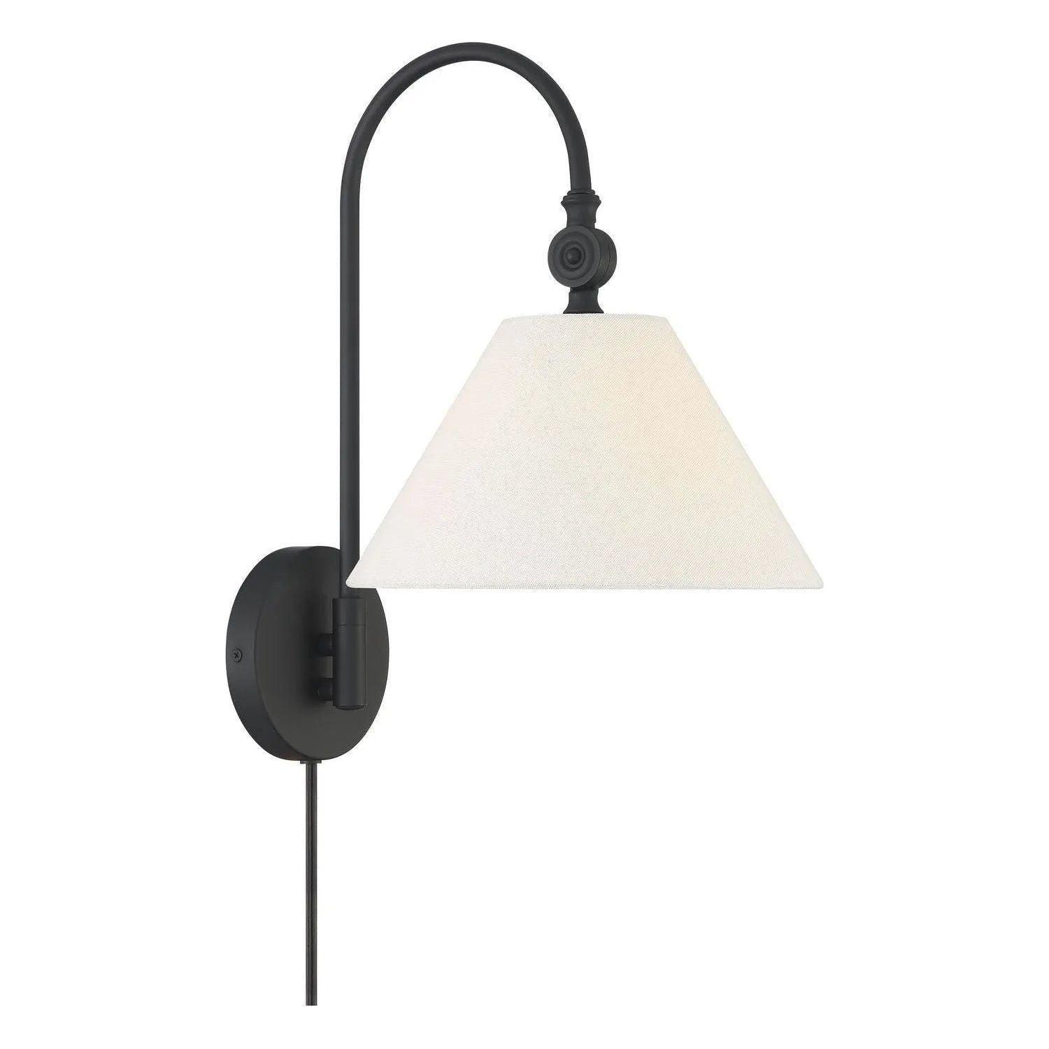 Meridian Lite Trends - Meridian Wall Sconce - M90085MBK - Canada Light Shop