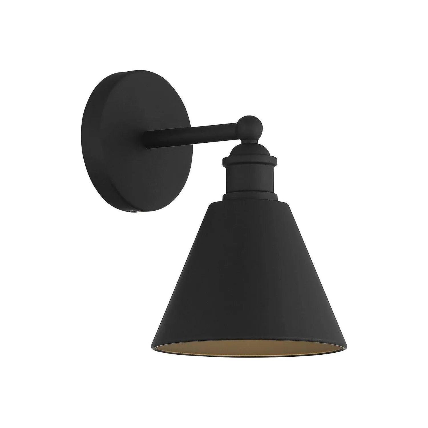 Meridian Lite Trends - Meridian Wall Sconce - M90087MBK - Canada Light Shop