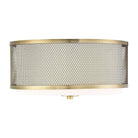 Meridian Lite Trends - Msemi Semi-Flush Mount - M60018NB - Canada Light Shop