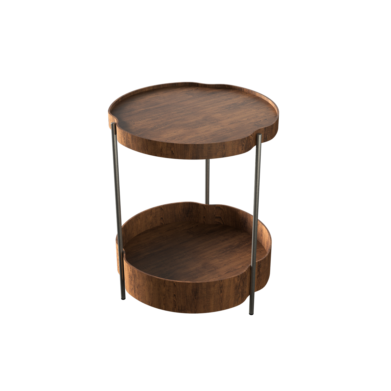 Accord Lighting - ACC-F1009.06 - Side Tables Accord Flow F1007 F1009 - Flow - Imbuia